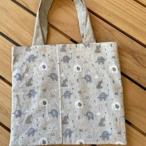 mini me tote bag  olifantjes print