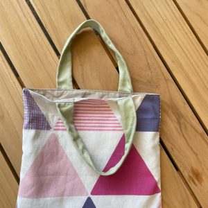 mini me tote bag met driehoekjes