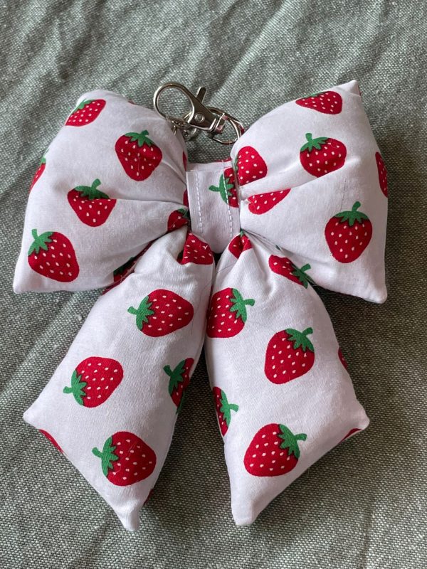 Fluffy bow tas hanger aardbeien - Afbeelding 3