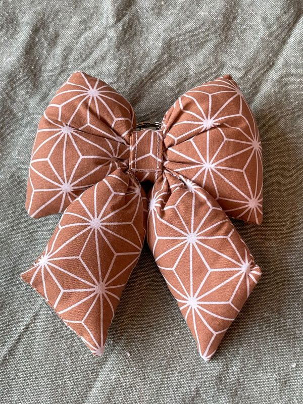 Fluffy bow tas hanger bruin starflower - Afbeelding 2