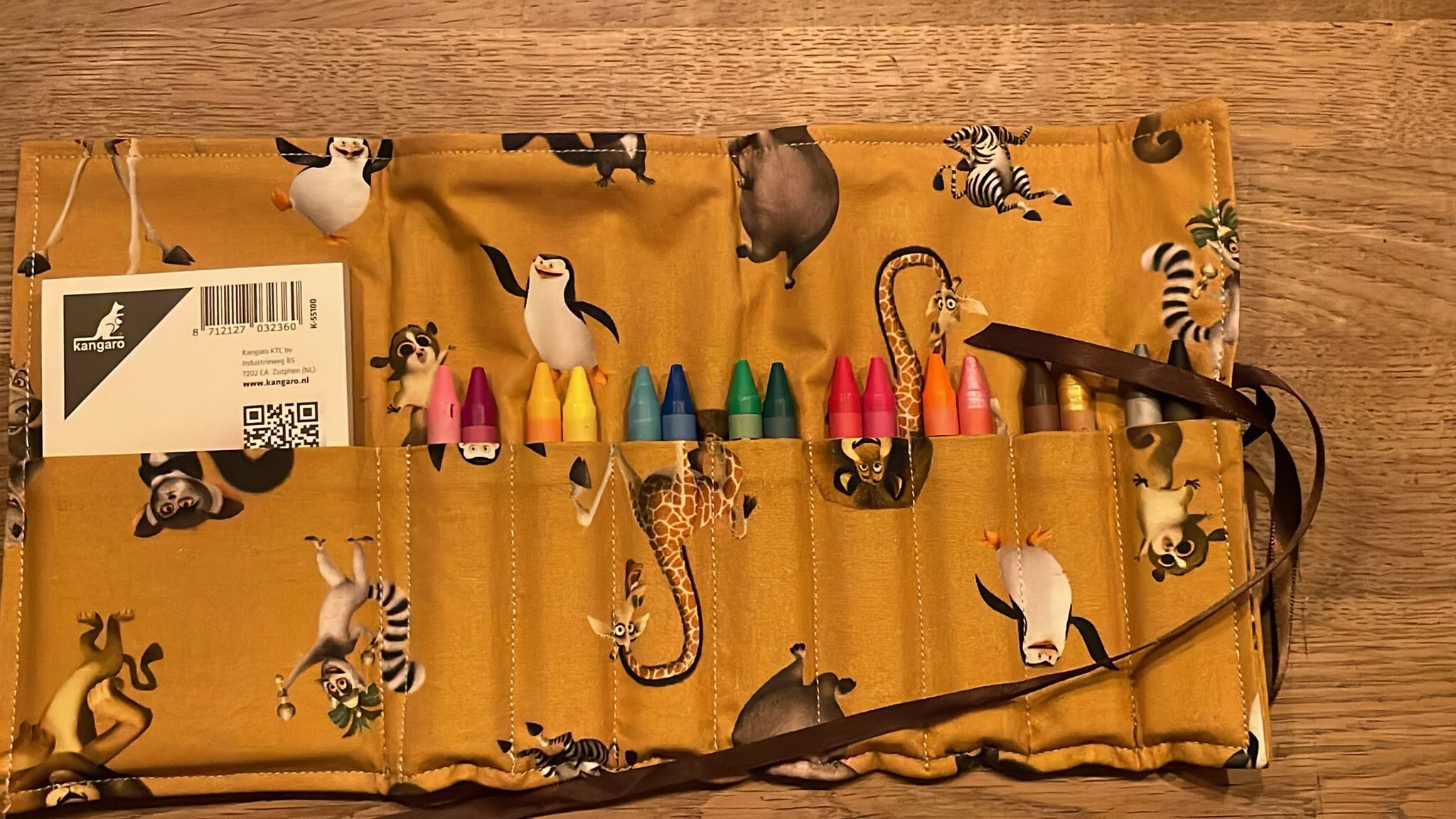 crayon roll up small Madagaskar print - Afbeelding 2