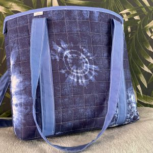 shopper tote bag   blue Monday collection