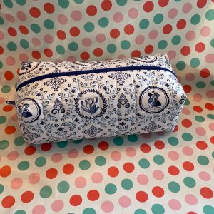 make-up bag  Delfs blauw