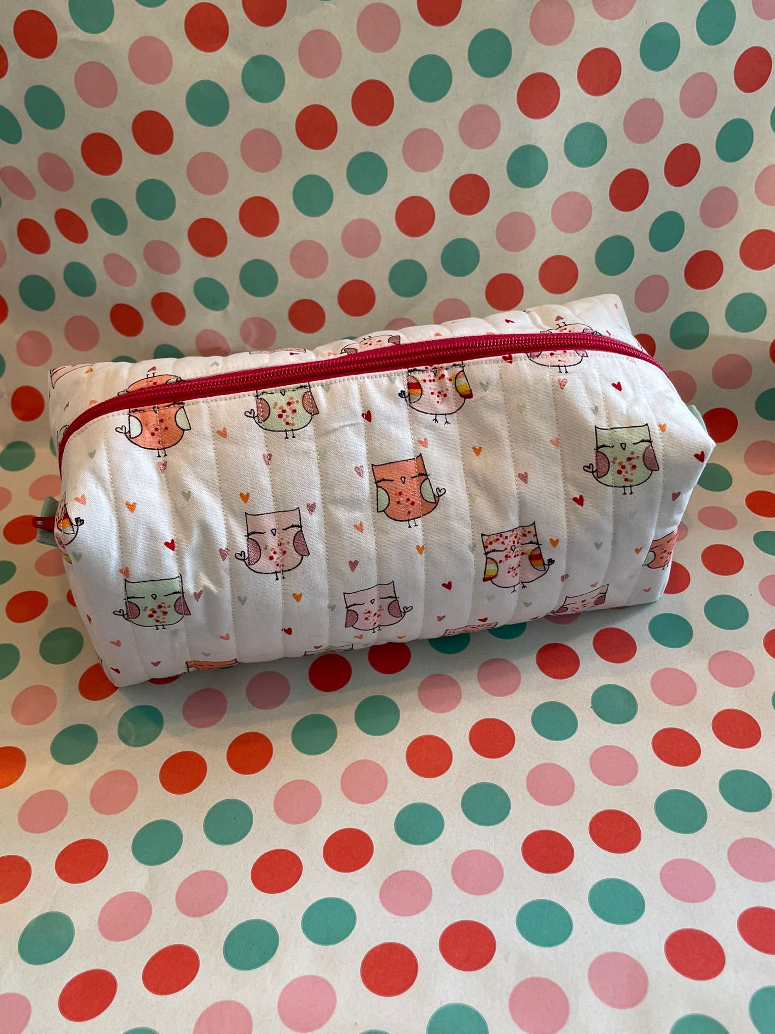 make-up bag uiltjes - Afbeelding 2