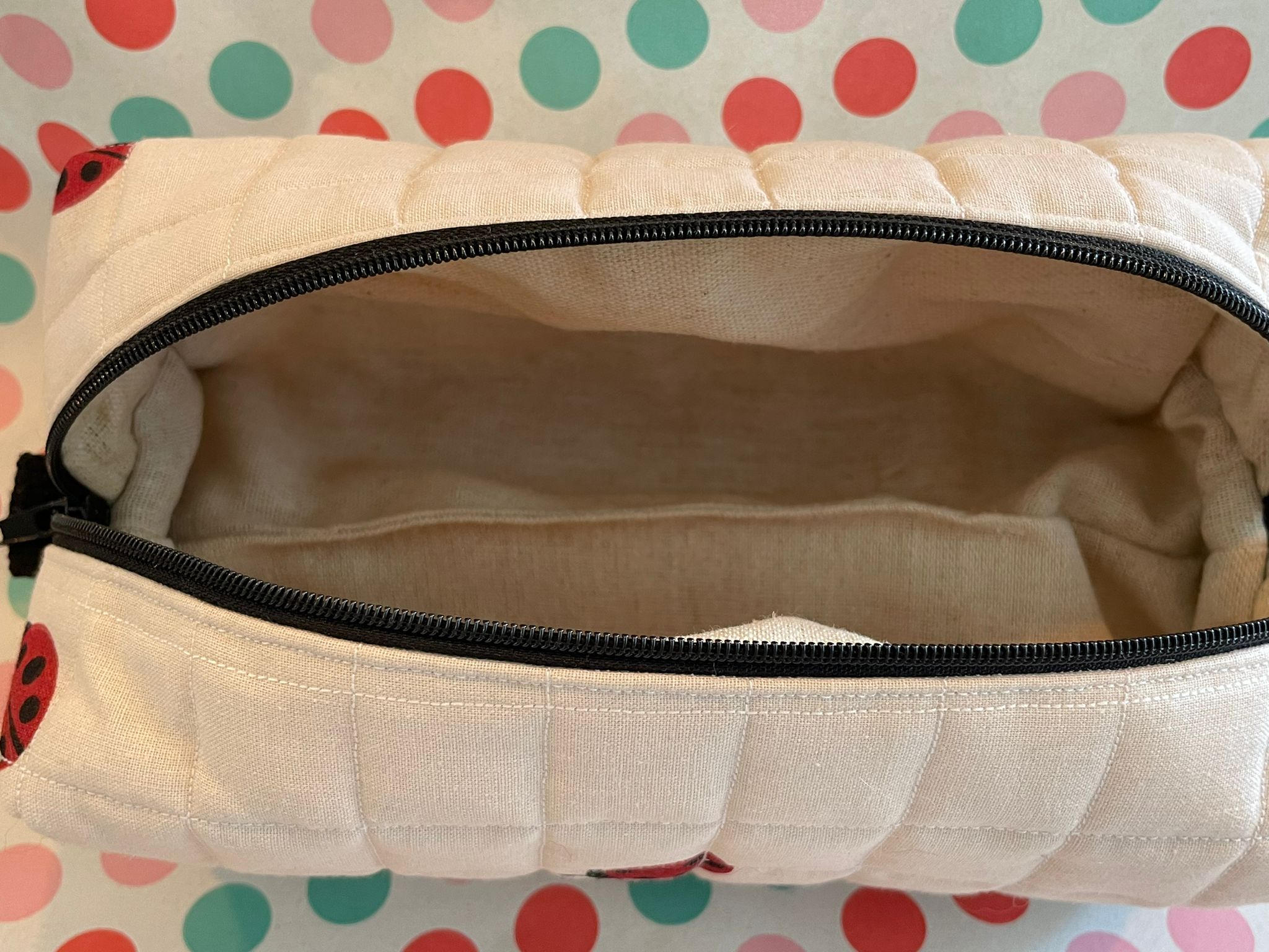 make-up bag tiny lady bug - Afbeelding 3
