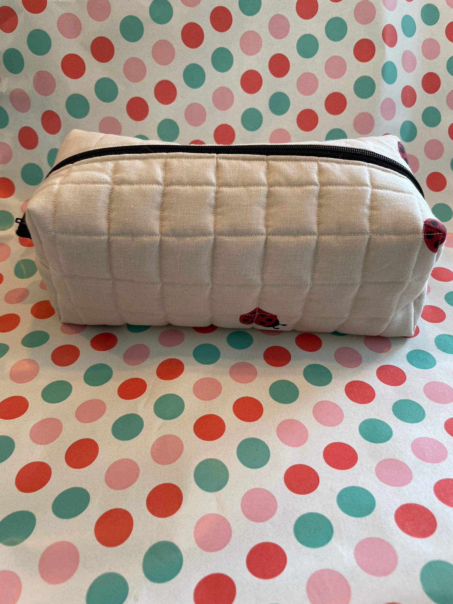 make-up bag tiny lady bug - Afbeelding 4