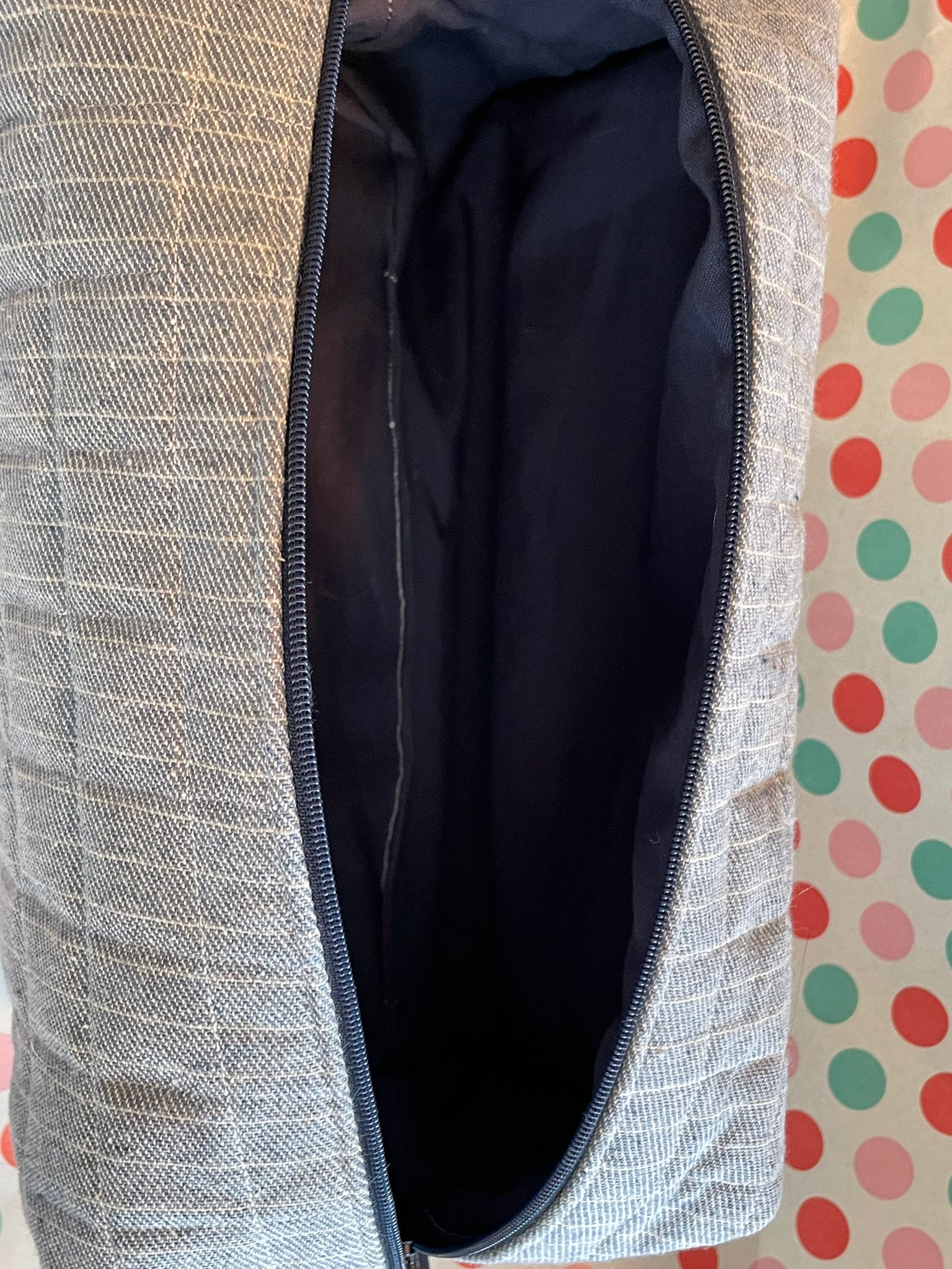 make-up bag large denim look - Afbeelding 4