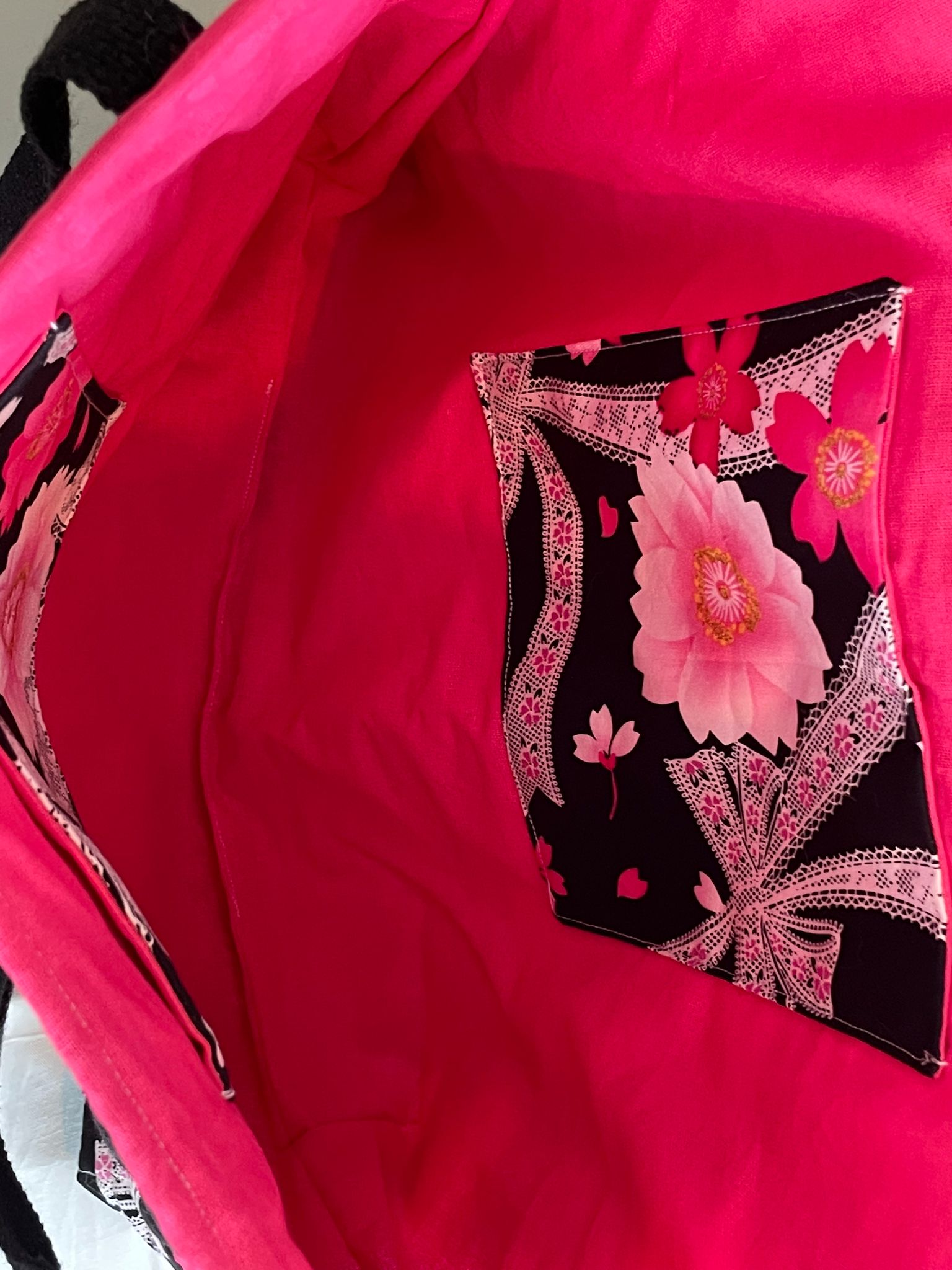 shopper tote bag girly girly - Afbeelding 4