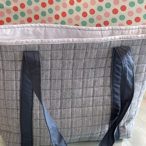 shopper tote bag denim look