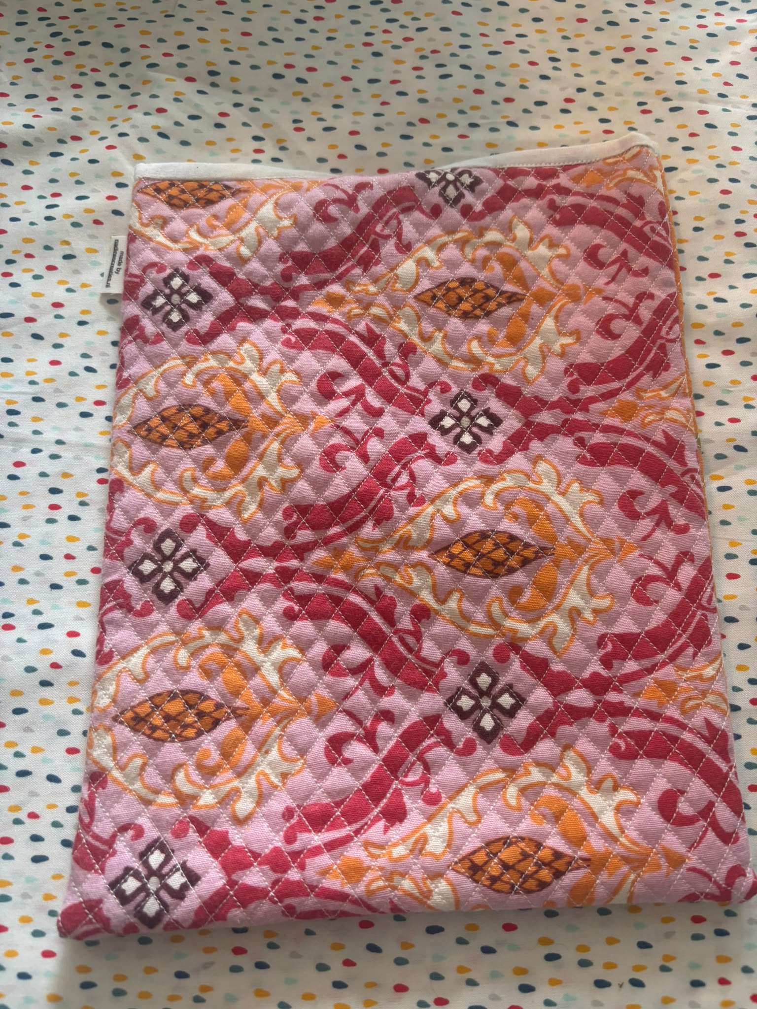 Book-sleeve size m barok/pip style oranje - Afbeelding 2