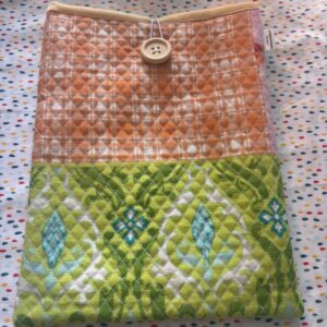 Book-sleeve size m barok/pip style oranje/groen