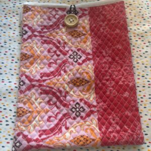 Book-sleeve size m barok/pip style rood/oranje