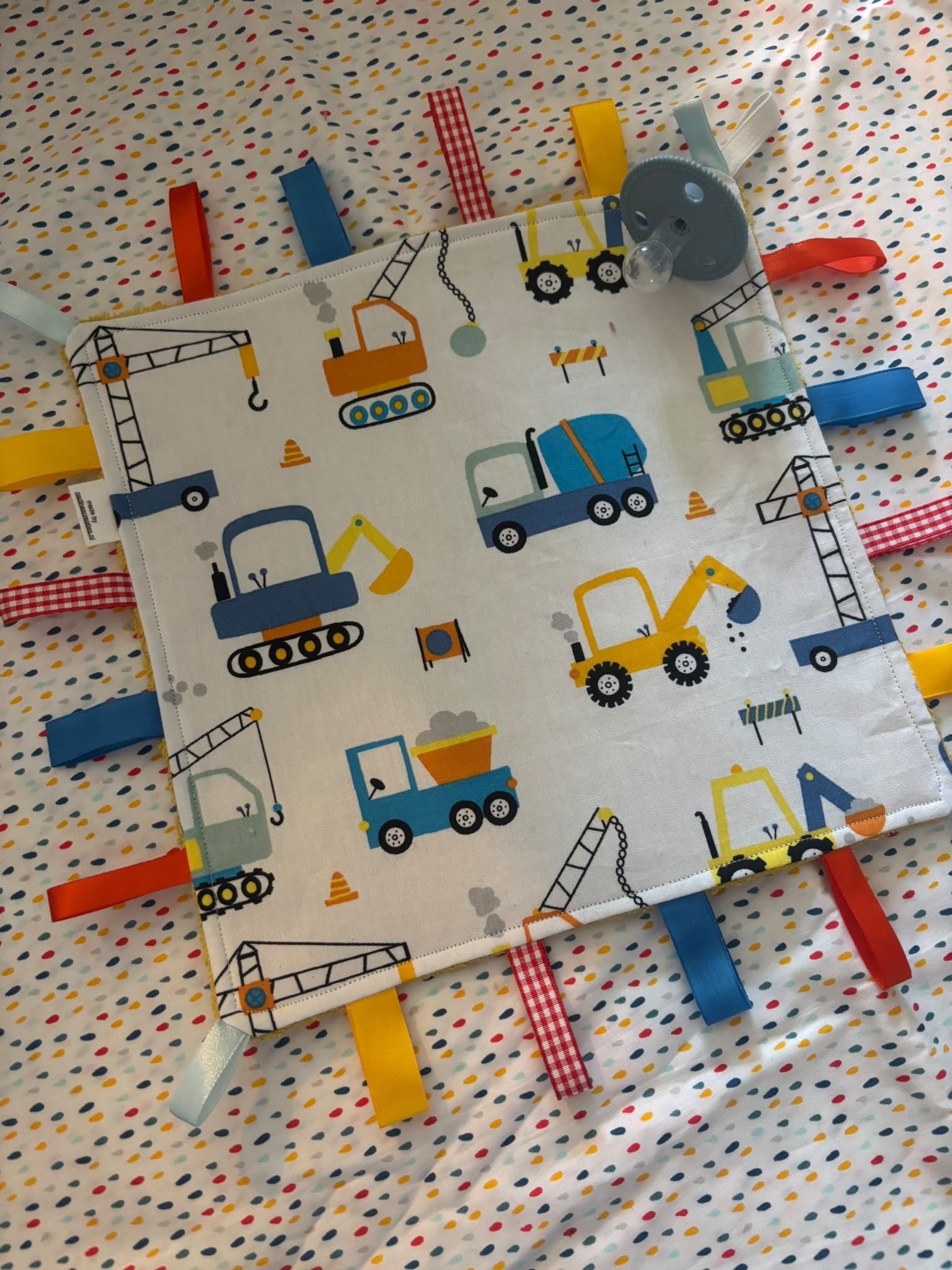 Friemeldoekje Kleine bouwvoertuigen - Afbeelding 2