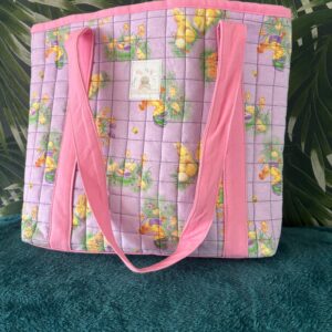 shopper tote bag vrolijke paas print