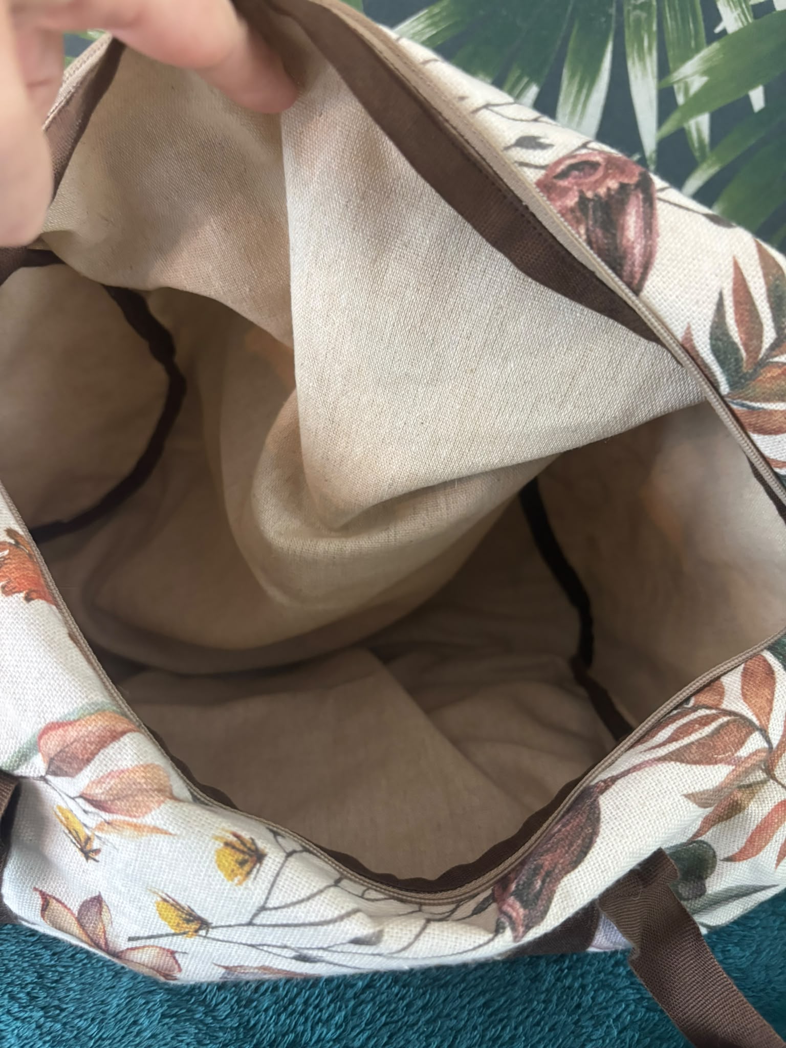 kleine duffle bag herfst print - Afbeelding 4