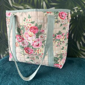shopper tote bag romantische rozen