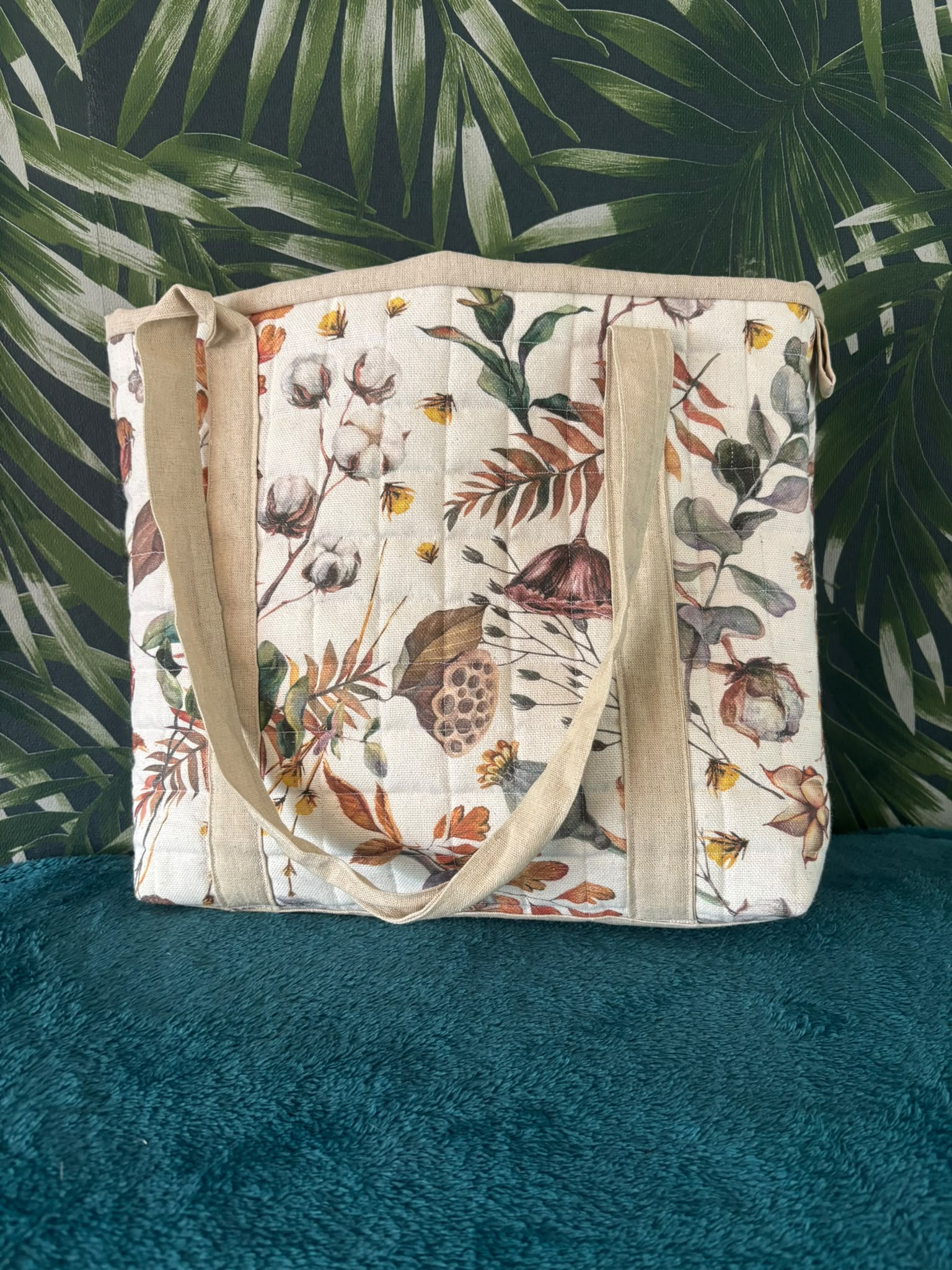 shopper tote bag leuke herfst print - Afbeelding 2