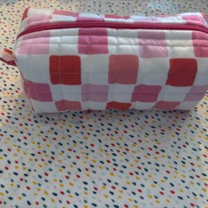 All-Purpose bag size M Roze blokprint